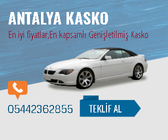  Antalya kasko şirketleri en uygun araç kasko fiyatları